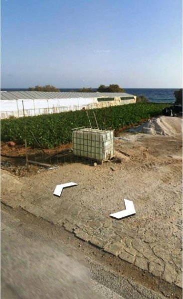 Koutsouras Südostkreta, Koutsouras: Baugrundstück direkt am Meer zu verkaufen Grundstück kaufen